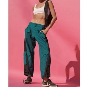 NWOT Free People Movement Mesmerize Me Colorblock Pants